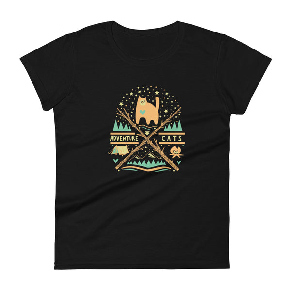 Adventure Cats Catlanta Women's-Fit T-shirt