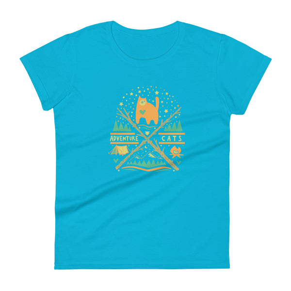 Adventure Cats Catlanta Women's-Fit T-shirt