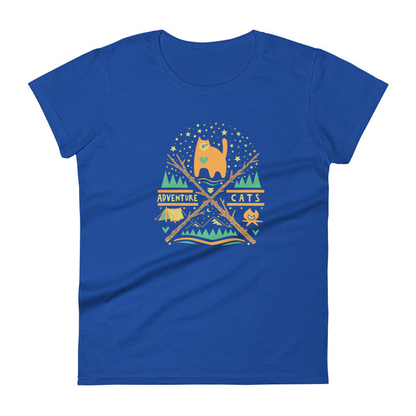 Adventure Cats Catlanta Women's-Fit T-shirt